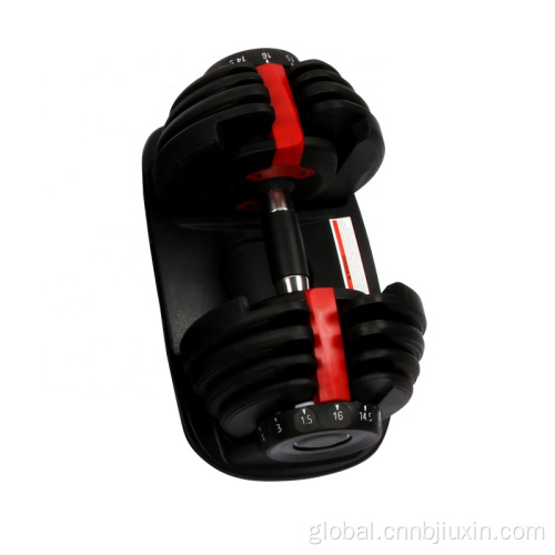 China Hot selling dumbbells that can quickly adjust 12-level weight gaining fitness essential home exercise dumbbells Factory